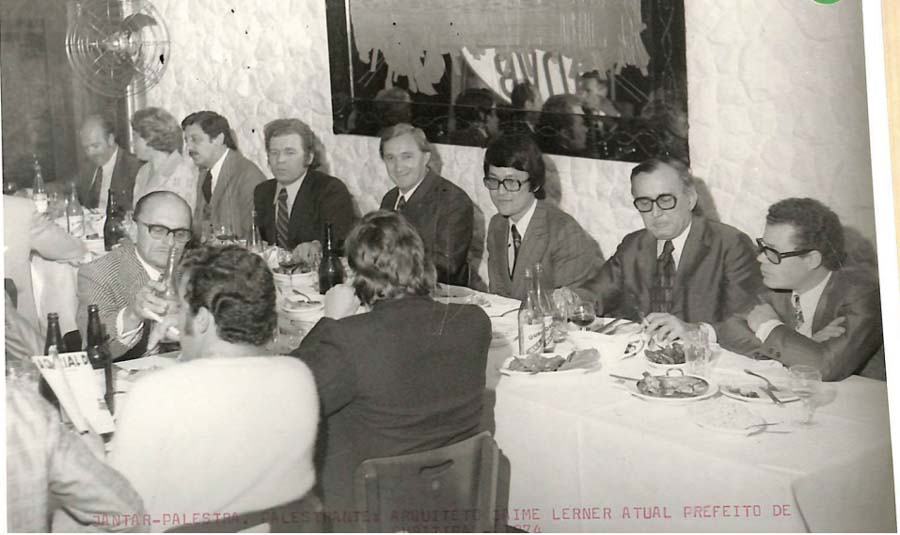 1974 - Jantar Palestra Arquiteto Jaime Lerner