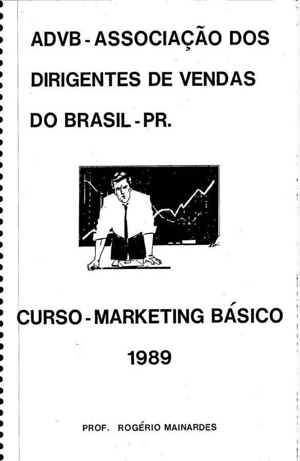 1989 - Apostila - Curso “Marketing Básico” - Negociação e vendas