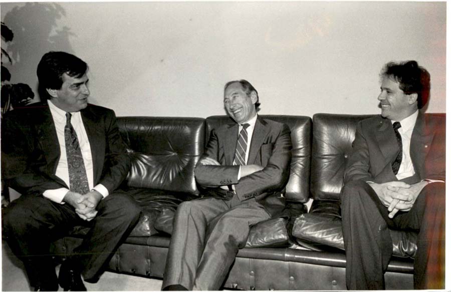 1994 - Congresso Cone Sul - Sergio Reis, Alvin Tofler e Mainardes