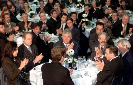 2003 - Business Lunch - José Dirceu - Roberto Requião e Dr. Francisco