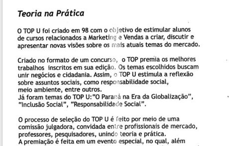 2004 - Top Universitário- - material apresentação