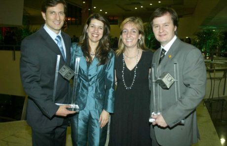 2006 - Top de Marketing - Cassio Zandona e Diretor Rogerio Afonso e esposa