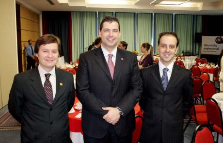 2007 - Evento Visão Empresarial - Rogerio Afonso, Alan Costa, Rodrigo Florenzano