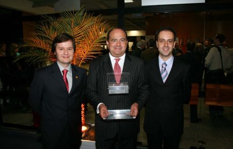 2007 - Top de Marketing - Diretor Rogerio Afonso, Glen Valente (HSBC) e Rodrigo Florenzano