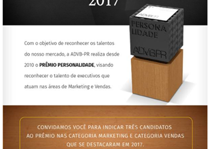 2017 - Prêmio Personalidades - Certificado