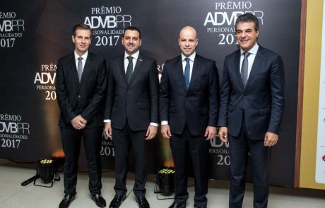 2017 - Prêmio Personalidades - Everton Mufatto - Eduardo Jaime - Leandro Lorca - Beto Richa - Governador/PR