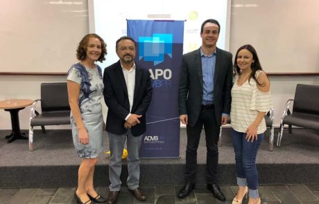 2018 - papo ADVB - Marc Souza - Gislayne Muraro - Prof. Silvana