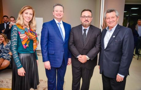 2018 - Prêmio Personalidades - Adriana Zandona - Felix Bordin - Direto Grupo Barigui - Claudio Stringari - Maroan Tohme - Diretor SICREDI