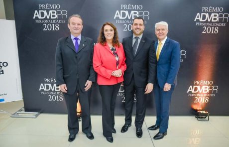 2018 - Prêmio Personalidades - Edelcio Jacomassi - Superintendente amigos do HC - Sulamita Mendes - Eduardo Jaime - Gilmar Andrade