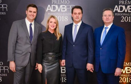 2018 - Prêmio Personalidades - Tatiana Reichmann - Fabiano Szpyra - Maroan Thome - Ratinho Junior - Governador/PR