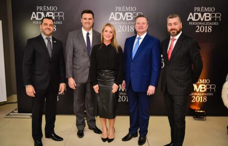 2018 - Prêmio Personalidades - Tatiana Reichmann - Fabiano Szpyra - Maroan Thome - Eduardo Jaime - Roberto Herrera