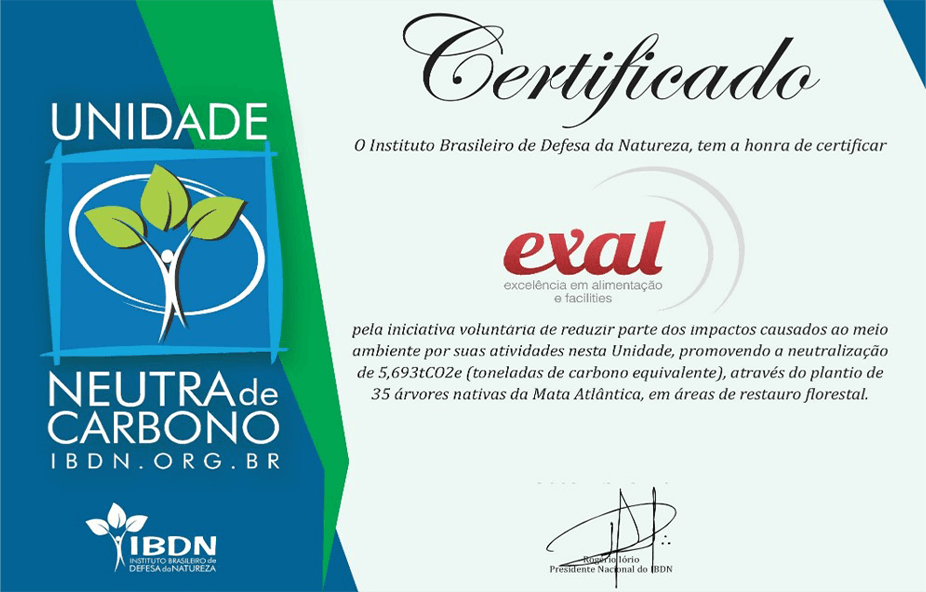 Exal - responsabilidade ambiental
