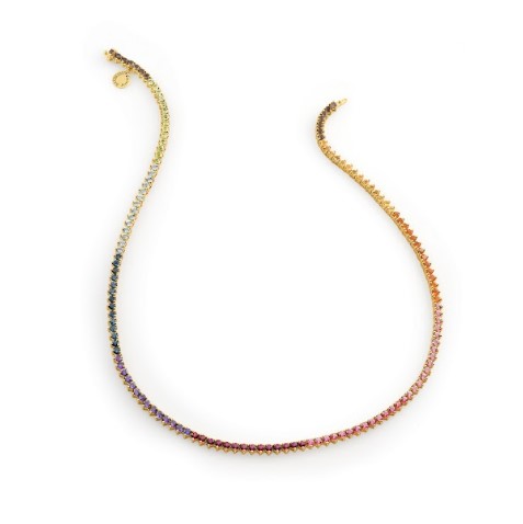 Ouro amarelo, citrino, quartzo fumê, rodolita, topázio London, topázio pink, ametista, peridoto, topázio azul, diamante