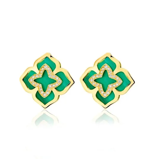 Imagem para ilustrar texto de blog sobre joias de malaquita.