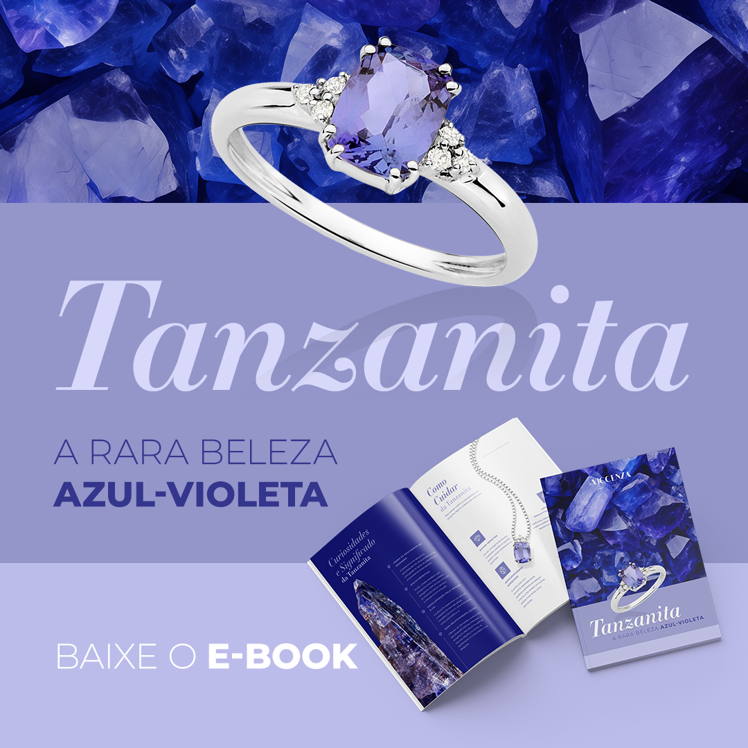 Viccenza Jóias - EBOOK: Tanzanita - A rara beleza azul-violeta