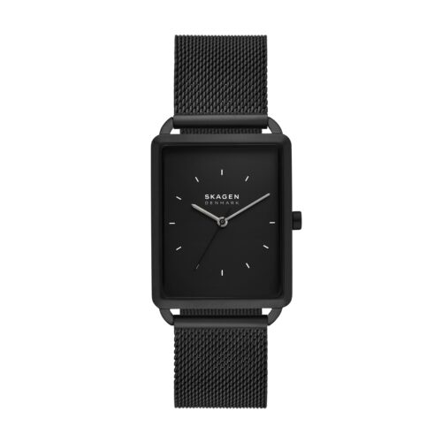 Relógio aço preto analógico Skagen